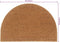vidaXL - Deurmat - halfrond - 60x90 - cm - getufte - kokosvezel - naturel