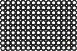 vidaXL - Deurmat - rechthoekig - 40x60 - cm - rubber