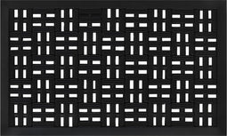 vidaXL - Deurmat - rechthoekig - 45x75 - cm - rubber