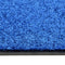 vidaXL - Deurmat - wasbaar - 120x180 - cm - blauw