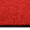 vidaXL - Deurmat - wasbaar - 120x180 - cm - rood