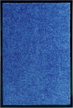 vidaXL - Deurmat - wasbaar - 40x60 - cm - blauw