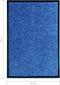 vidaXL - Deurmat - wasbaar - 40x60 - cm - blauw