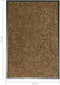 vidaXL - Deurmat - wasbaar - 40x60 - cm - bruin