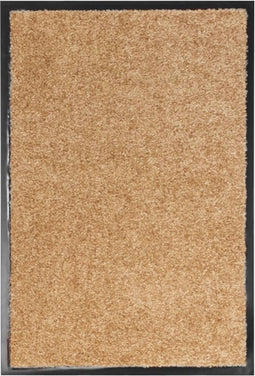 vidaXL - Deurmat - wasbaar - 40x60 - cm - crème