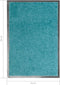 vidaXL - Deurmat - wasbaar - 40x60 - cm - cyaan