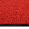 vidaXL - Deurmat - wasbaar - 40x60 - cm - rood