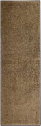 vidaXL - Deurmat - wasbaar - 60x180 - cm - bruin