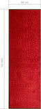 vidaXL - Deurmat - wasbaar - 60x180 - cm - rood