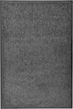 vidaXL - Deurmat - wasbaar - 60x90 - cm - antraciet
