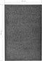 vidaXL - Deurmat - wasbaar - 60x90 - cm - antraciet