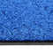 vidaXL - Deurmat - wasbaar - 60x90 - cm - blauw