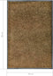 vidaXL - Deurmat - wasbaar - 60x90 - cm - bruin