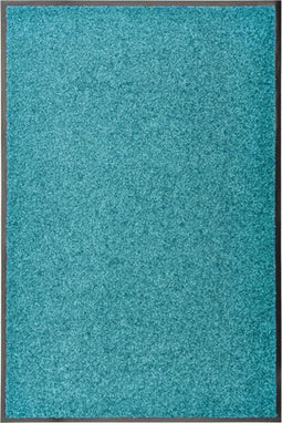 vidaXL - Deurmat - wasbaar - 60x90 - cm - cyaan