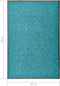 vidaXL - Deurmat - wasbaar - 60x90 - cm - cyaan