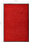 vidaXL - Deurmat - wasbaar - 60x90 - cm - rood