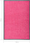 vidaXL - Deurmat - wasbaar - 60x90 - cm - roze
