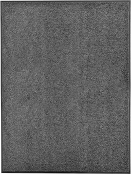 vidaXL - Deurmat - wasbaar - 90x120 - cm - antraciet