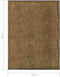 vidaXL - Deurmat - wasbaar - 90x120 - cm - bruin