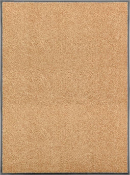 vidaXL - Deurmat - wasbaar - 90x120 - cm - crème