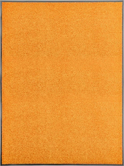 vidaXL - Deurmat - wasbaar - 90x120 - cm - oranje