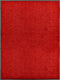 vidaXL - Deurmat - wasbaar - 90x120 - cm - rood