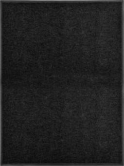 vidaXL - Deurmat - wasbaar - 90x120 - cm - zwart