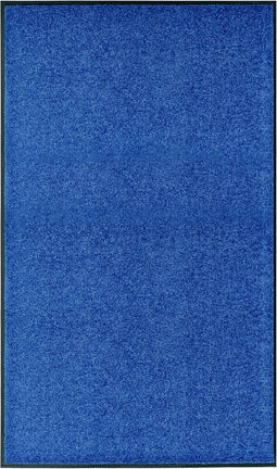 vidaXL - Deurmat - wasbaar - 90x150 - cm - blauw