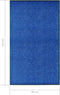 vidaXL - Deurmat - wasbaar - 90x150 - cm - blauw