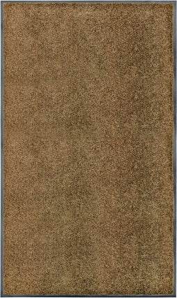 vidaXL - Deurmat - wasbaar - 90x150 - cm - bruin