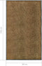 vidaXL - Deurmat - wasbaar - 90x150 - cm - bruin