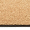 vidaXL - Deurmat - wasbaar - 90x150 - cm - crème