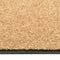 vidaXL - Deurmat - wasbaar - 90x150 - cm - crème