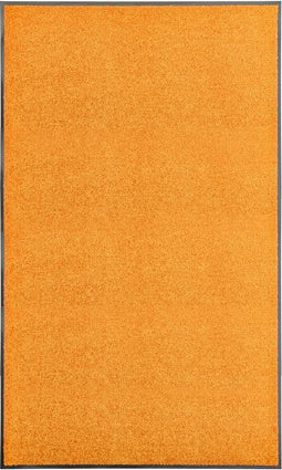 vidaXL - Deurmat - wasbaar - 90x150 - cm - oranje