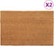 vidaXL - Deurmatten - 2 - st - 40x60 - cm - getufte - kokosvezel - naturel