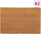vidaXL - Deurmatten - 2 - st - 40x60 - cm - getufte - kokosvezel - naturel