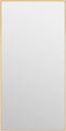 vidaXL - Deurspiegel - 40x80 - cm - glas - en - aluminium - goudkleurig