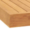 vidaXL - Dienblad - 50x50 - cm - massief - teakhout