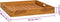 vidaXL - Dienblad - 50x50 - cm - massief - teakhout