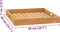 vidaXL - Dienblad - 50x50 - cm - massief - teakhout