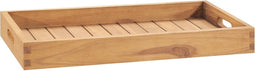 vidaXL - Dienblad - 60x35 - cm - massief - teakhout
