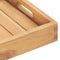 vidaXL - Dienblad - 60x35 - cm - massief - teakhout