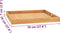vidaXL - Dienblad - 70x70 - cm - massief - teakhout