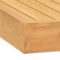 vidaXL - Dienblad - 70x70 - cm - massief - teakhout