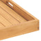 vidaXL - Dienblad - 70x70 - cm - massief - teakhout