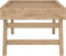 vidaXL - Dienblad - inklapbaar - 55x35x25 - cm - massief - teakhout