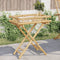 vidaXL - Dienbladtafel - inklapbaar - 60x40x68 - cm - bamboe