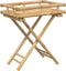 vidaXL - Dienbladtafel - inklapbaar - 60x40x68 - cm - bamboe