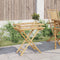 vidaXL - Dienbladtafel - inklapbaar - 60x40x68 - cm - bamboe