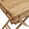 vidaXL - Dienbladtafel - inklapbaar - 60x40x68 - cm - bamboe